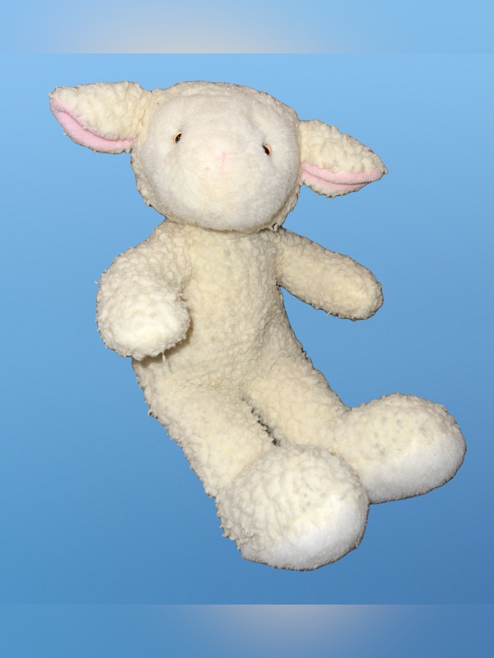 Vintage Commonwealth Toy Sherpa Crème Lamb Stuffed Plush 15”